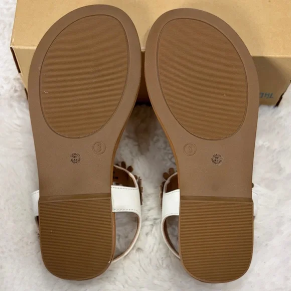 Thereabouts ,Size3 (Girl)White Floral Sandals - Picture 8 of 17